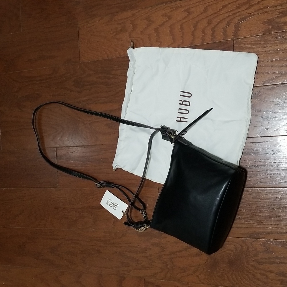 NEW! Hobo Belle Convertible Shoulder Bag Black Leather NWT - Picture 13 of 14